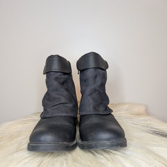 Blowfish Black Kay-Kay Vegan / Cruelty Free Ankle Booties | Side Zip | 8.5 - Picture 4 of 11